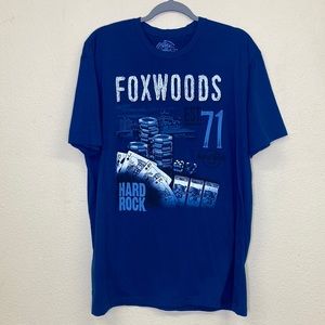 Hard Rock Foxwoods 71 Gambling Tee Size XL